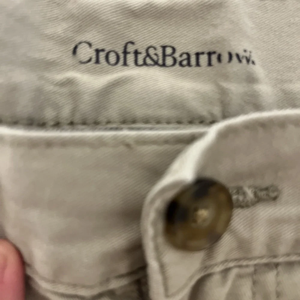 Croft&Barrow Cargo Shorts Mens Size 46 Tan Hiking‎ Outdoors Fishing Nature